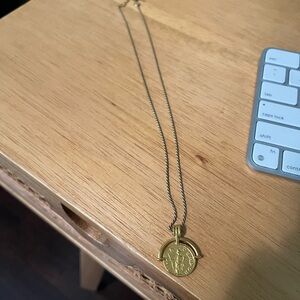 Missoma x Lucy Williams 18 k Gold plated coin necklace
